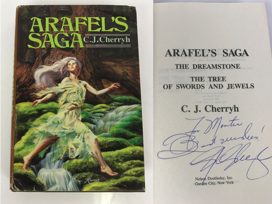 Signed Hardcover Book The Dreamstone By C.J. Cherryh [Photo 1]