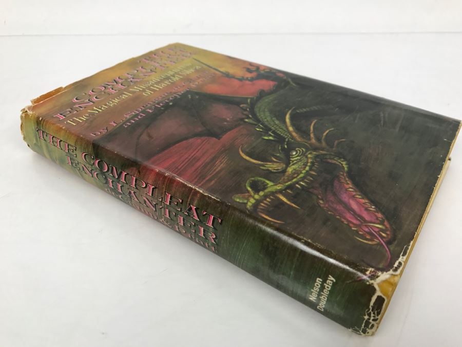 Signed Hardcover Book The Compleat Enchanter: The Magical Misadventures Of Harold Shea By L. Sprague De Camp And Fletcher Pratt (Signed By L. Sprague De Camp) [Photo 3]