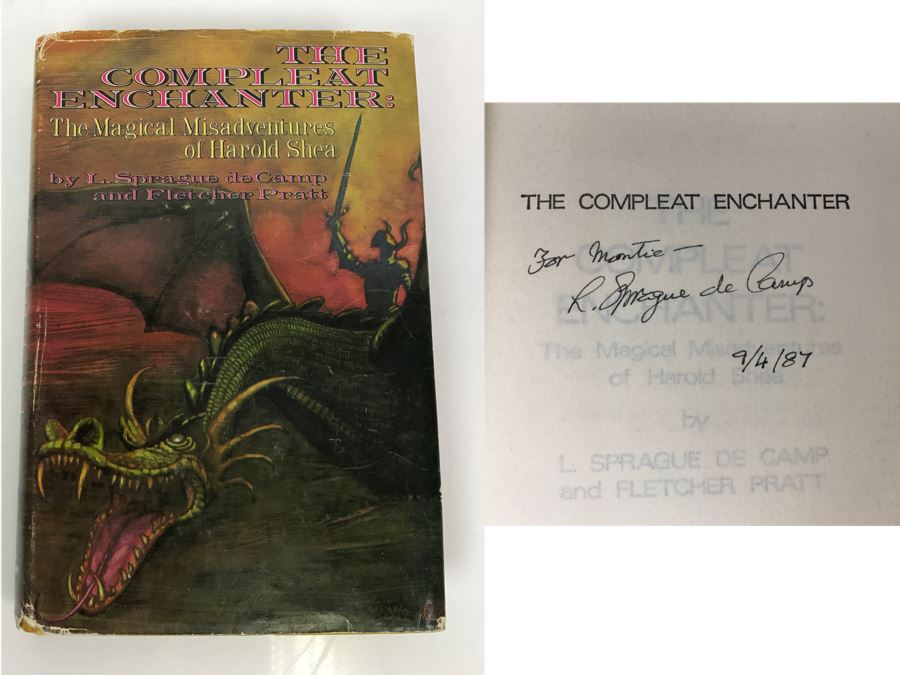 Signed Hardcover Book The Compleat Enchanter: The Magical Misadventures ...