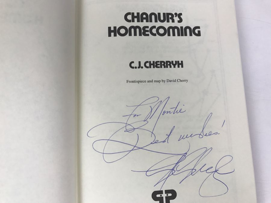 Signed First Edition 1986 Hardcover Book Chanur's Homecoming By C.J. Cherryh Phantasia Press [Photo 6]