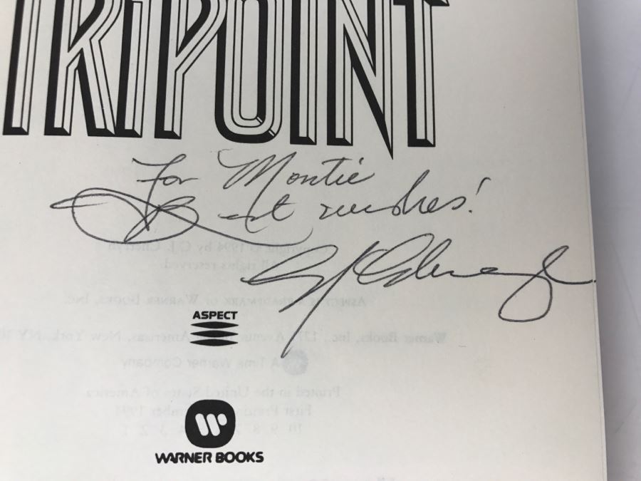 Signed First Printing 1994 Hardcover Book Tripoint By C.J. Cherryh [Photo 6]