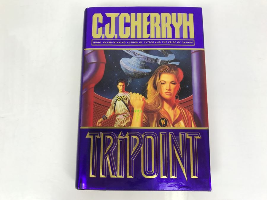 Signed First Printing 1994 Hardcover Book Tripoint By C.J. Cherryh [Photo 2]