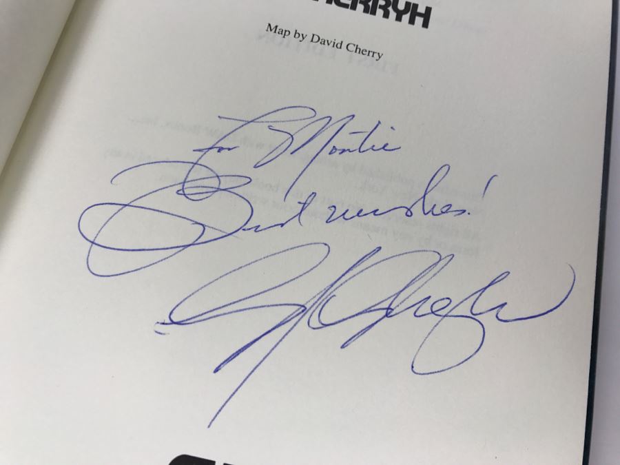 Signed First Edition 1984 Hardcover Book Chanur's Venture By C.J. Cherryh Phantasia Press [Photo 7]