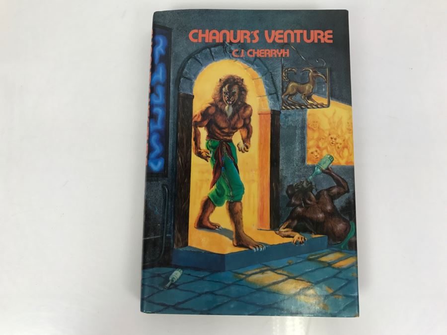 Signed First Edition 1984 Hardcover Book Chanur's Venture By C.J. Cherryh Phantasia Press [Photo 2]