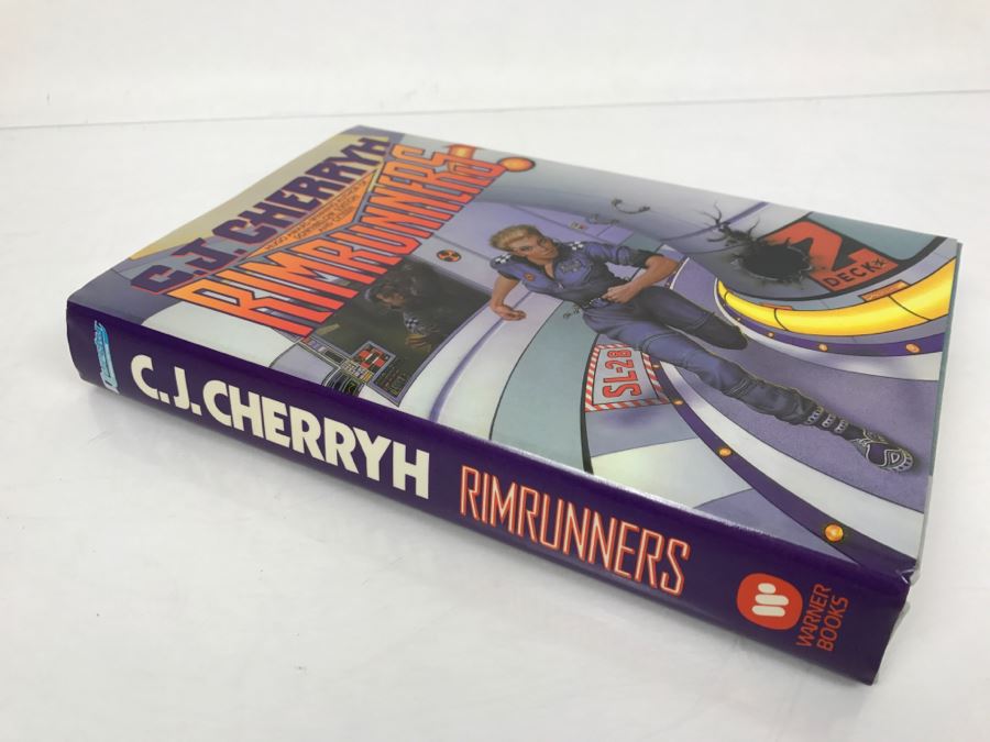 Signed First Printing 1989 Hardcover Book Rimrunners By C.J. Cherryh [Photo 3]