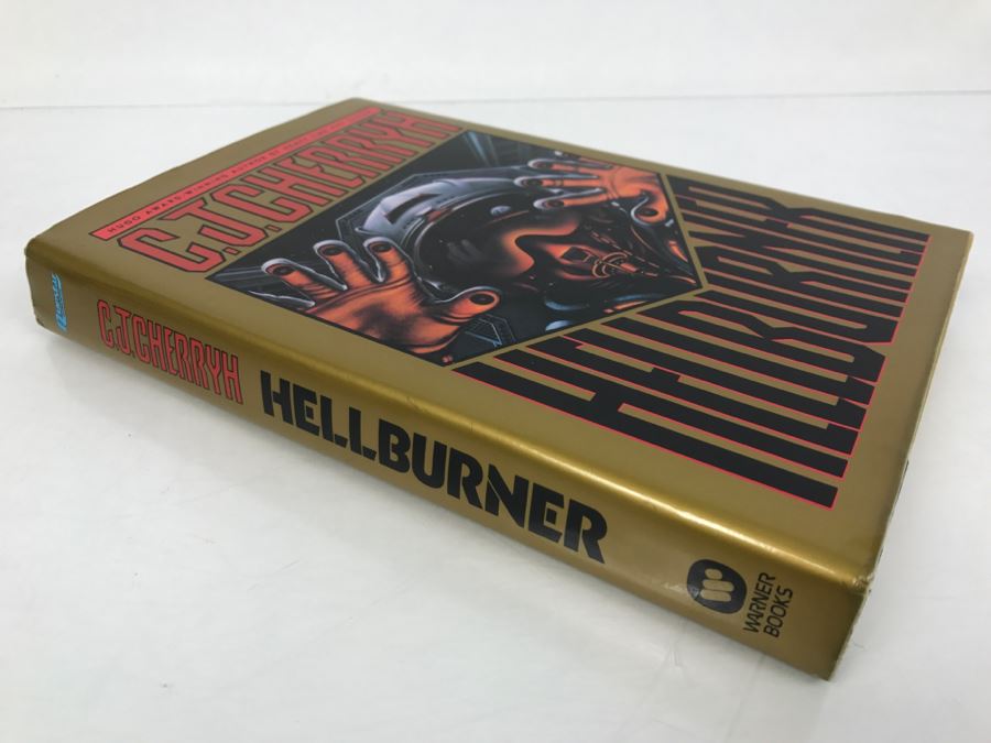 Signed First Printing 1992 Hardcover Book Hellburner By C.J. Cherryh [Photo 3]