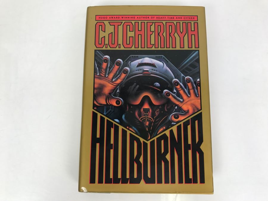 Signed First Printing 1992 Hardcover Book Hellburner By C.J. Cherryh [Photo 2]
