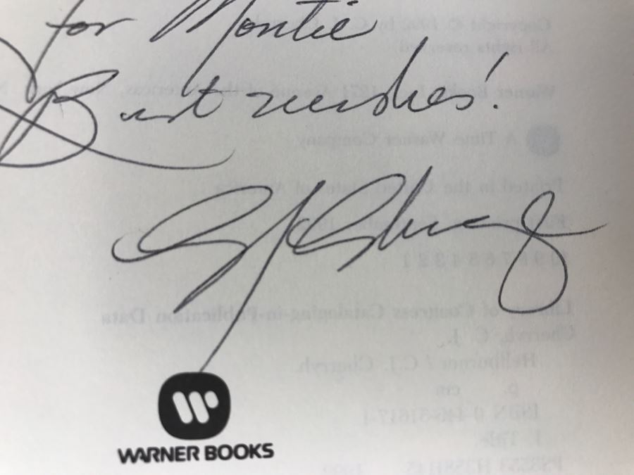 Signed First Printing 1992 Hardcover Book Hellburner By C.J. Cherryh [Photo 8]