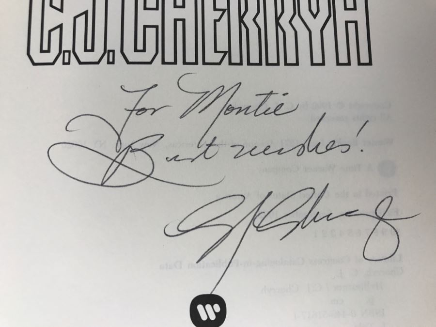 Signed First Printing 1992 Hardcover Book Hellburner By C.J. Cherryh [Photo 7]