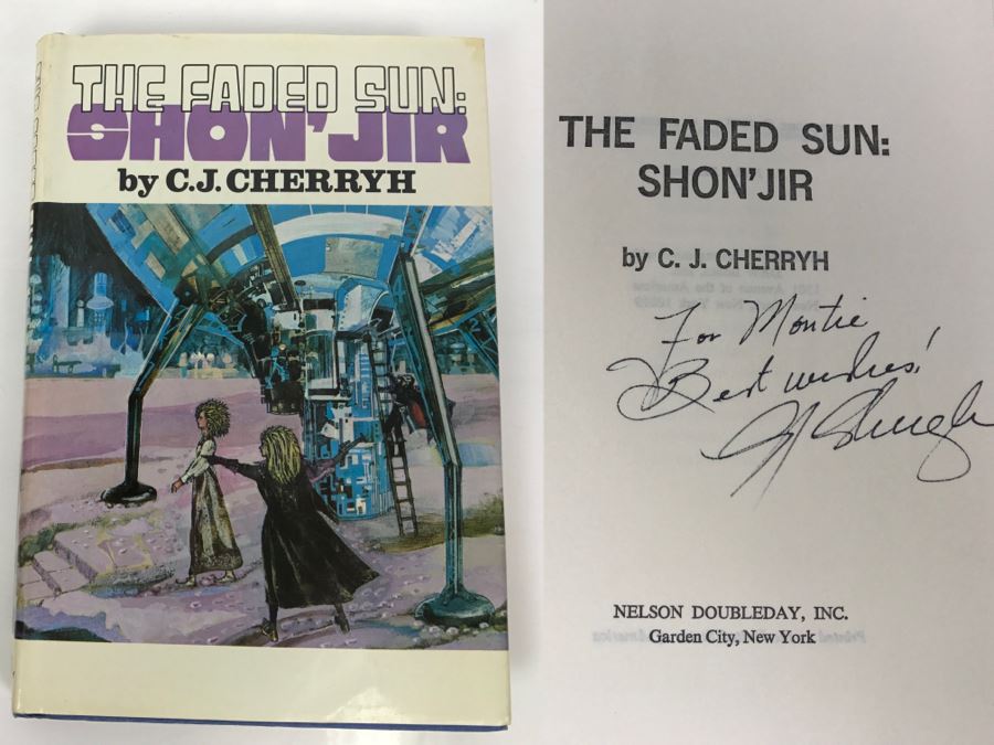 Signed 1978 Hardcover Book The Faded Sun: Shon'Jir By C.J. Cherryh