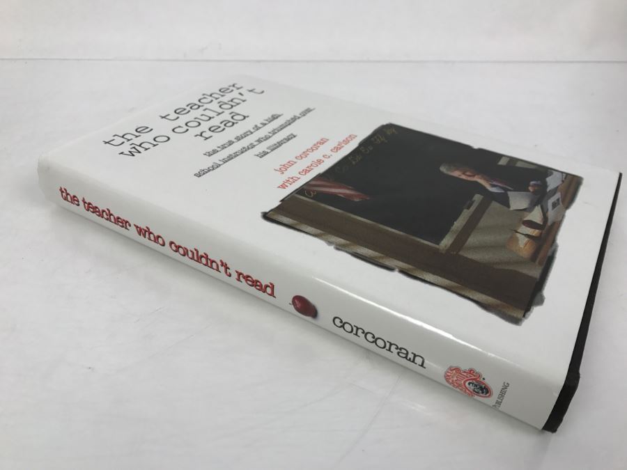 Signed Hardcover Book The Teacher Who Couldn't Read By John Corcoran [Photo 6]