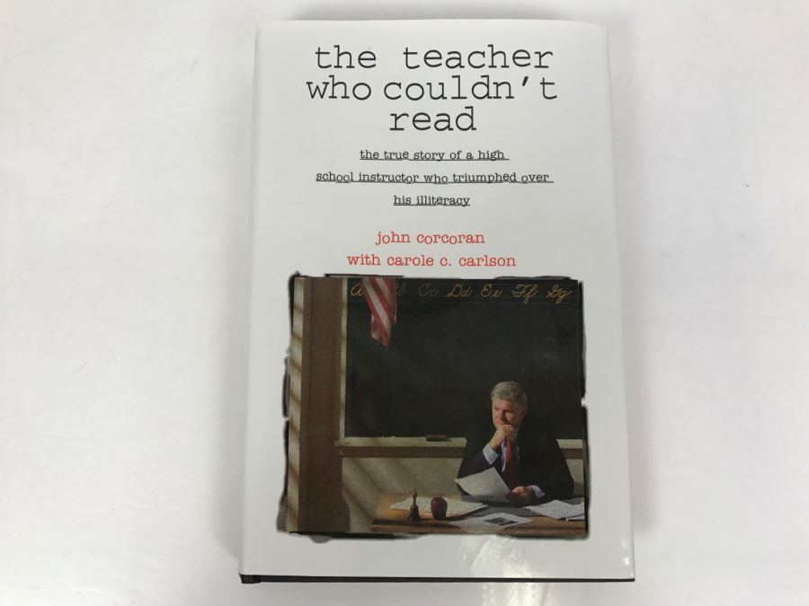 Signed Hardcover Book The Teacher Who Couldn't Read By John Corcoran [Photo 5]