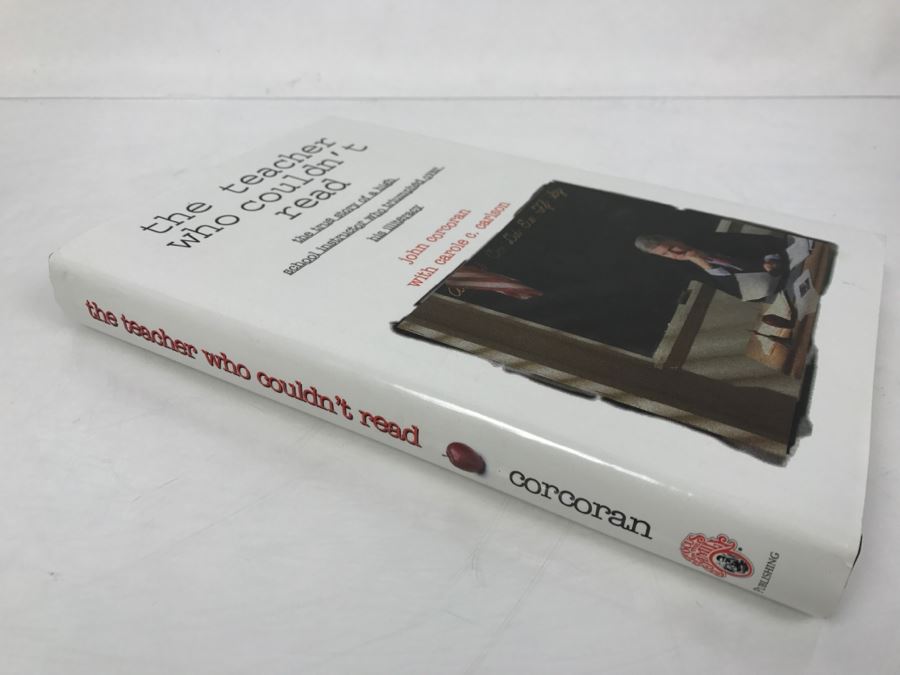 Signed Hardcover Book The Teacher Who Couldn't Read By John Corcoran [Photo 3]