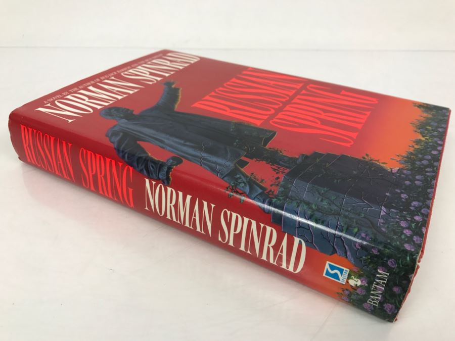 Signed 1991 Hardcover Book Russian Spring By Norman Spinrad [Photo 2]