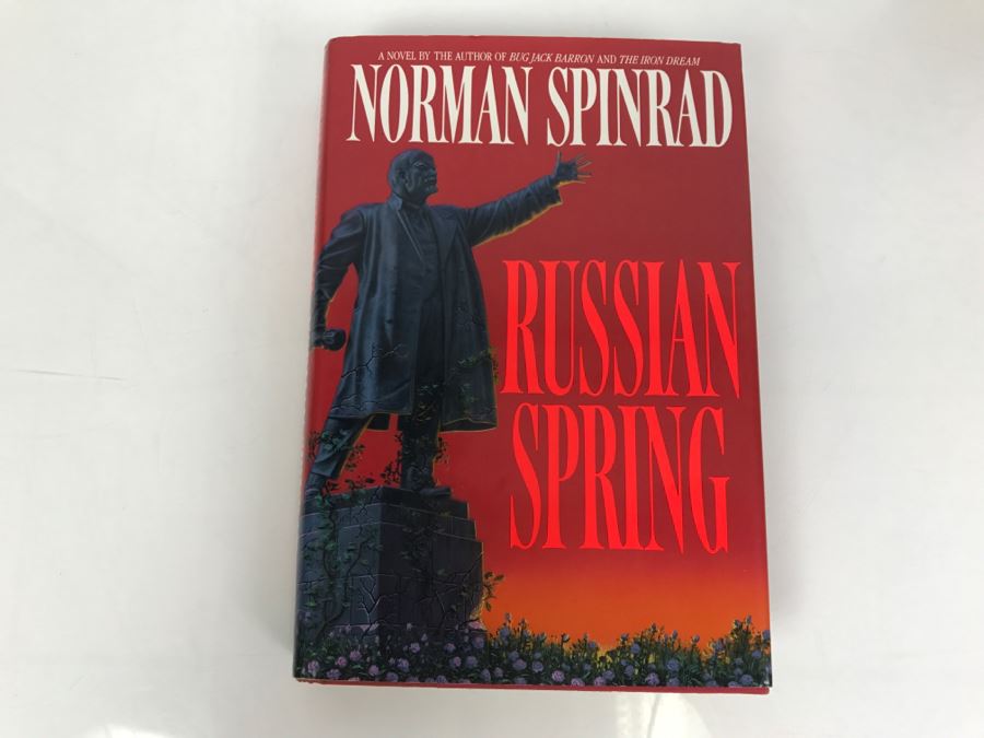 Signed 1991 Hardcover Book Russian Spring By Norman Spinrad [Photo 9]