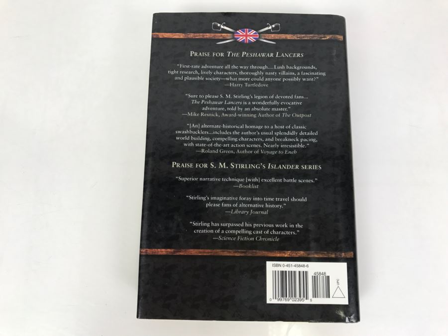 Signed First Printing 2002 Hardcover Book The Peshawar Lancers By S.M. Stirling [Photo 4]