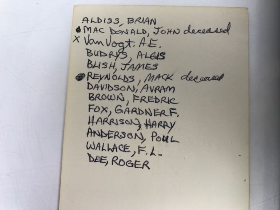 Signed 1976 Hardcover Book Galactic Empires Volume II Signed By A.E. Van Vogt [Photo 3]