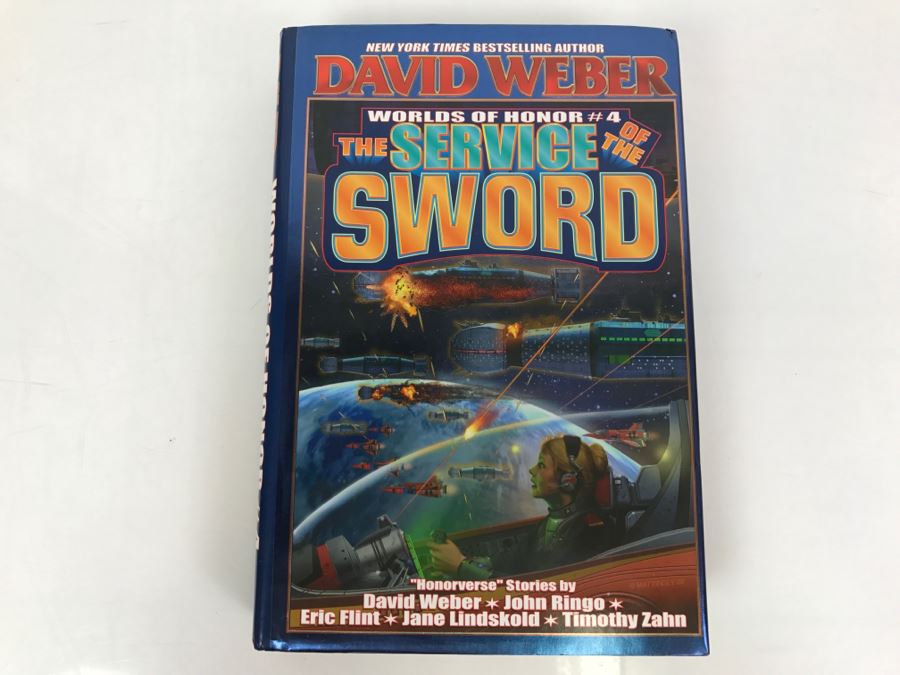 Signed First Printing 2003 Hardcover Book The Service Of The Sword By David Weber [Photo 2]