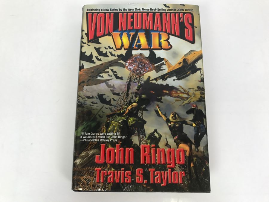 Signed First Printing 2006 Hardcover Book Von Neumann's War By John Ringo And Travis S. Taylor (Signed By John Ringo) [Photo 2]
