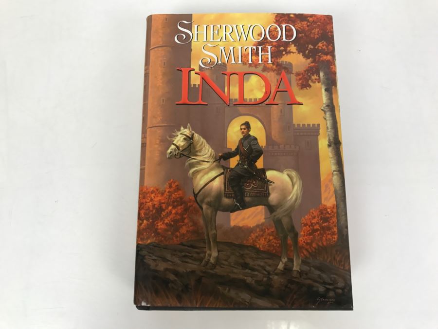 Signed First Hardcover Printing 2006 Book Inda By Sherwood Smith [Photo 2]