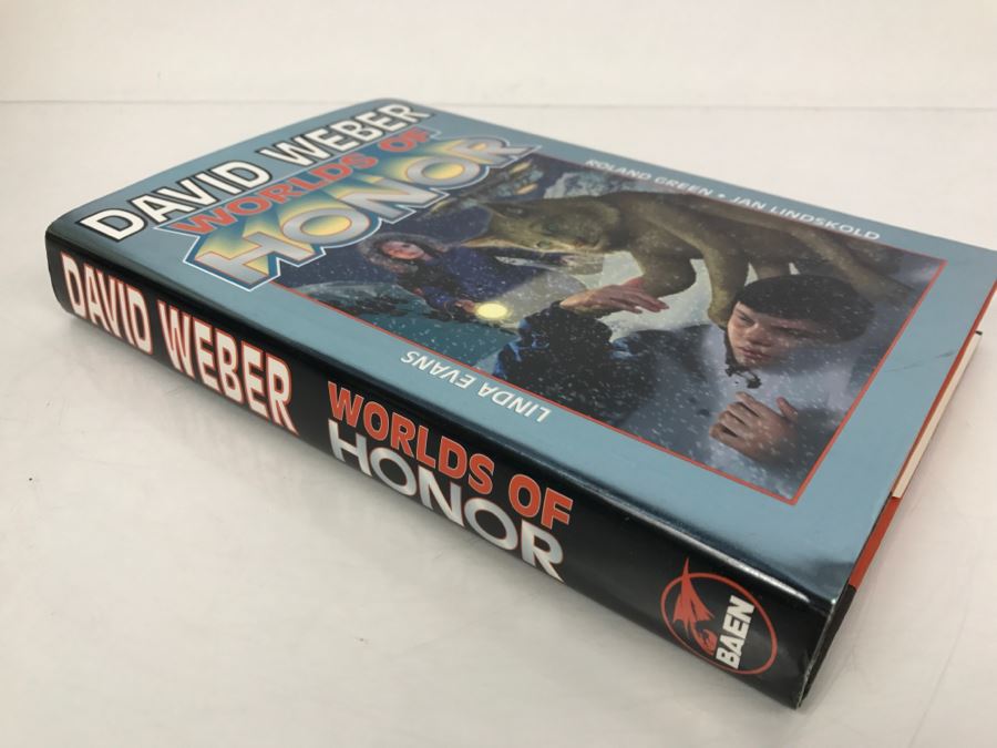 Signed First Printing 1999 Hardcover Book Worlds Of Honor By David Weber [Photo 3]