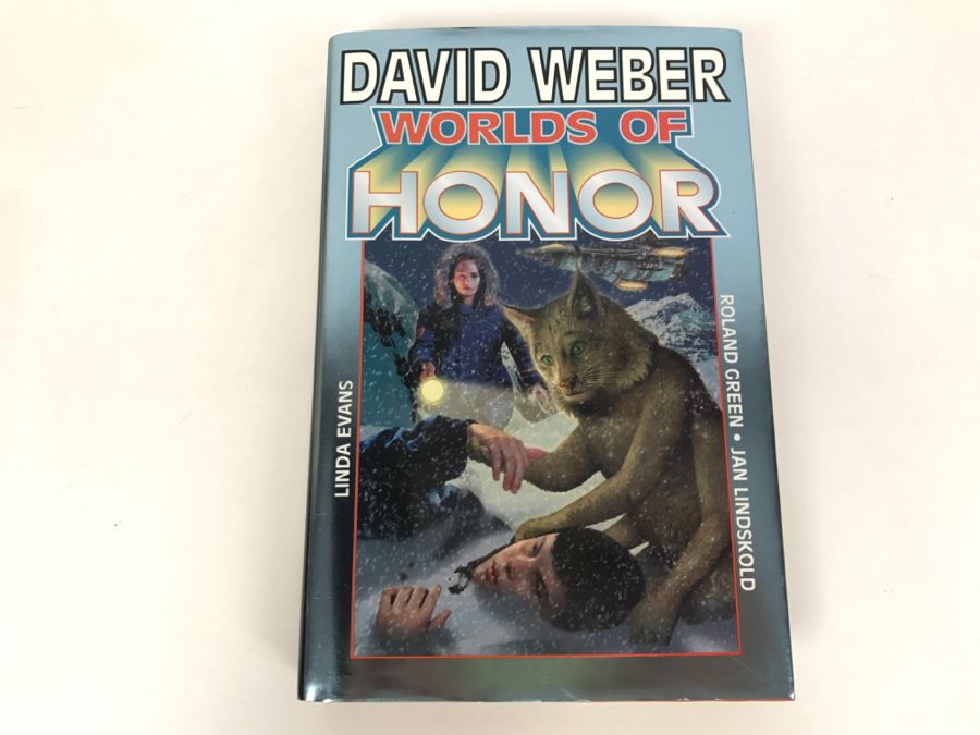 Signed First Printing 1999 Hardcover Book Worlds Of Honor By David Weber [Photo 2]