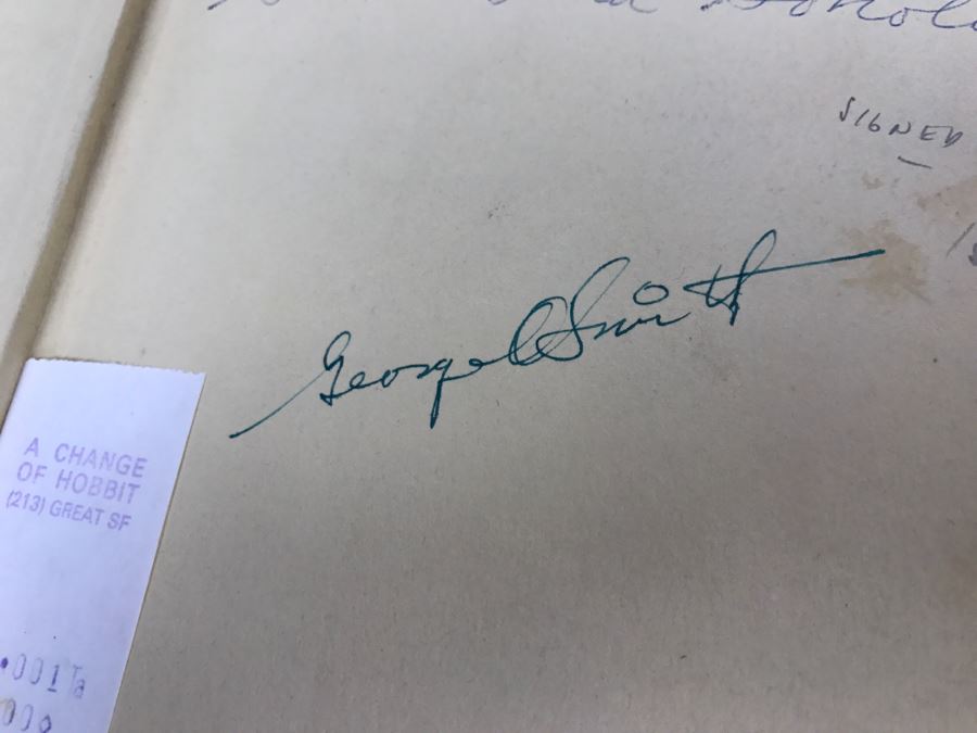 Signed 1947 Hardcover Book Venus Equilateral By George O. Smith [Photo 7]