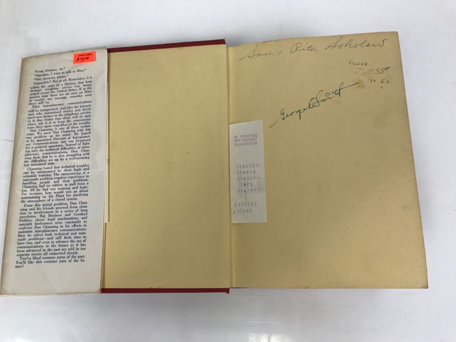 Signed 1947 Hardcover Book Venus Equilateral By George O. Smith [Photo 6]