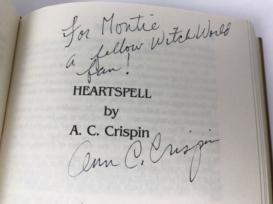 Signed First Edition 1990 Hardcover Book Tales Of The Witch World 3 Created By Andre Norton - Signed By Andre Norton, Juanita Coulson, A.C. Crispin And Elisabeth Waters [Photo 11]