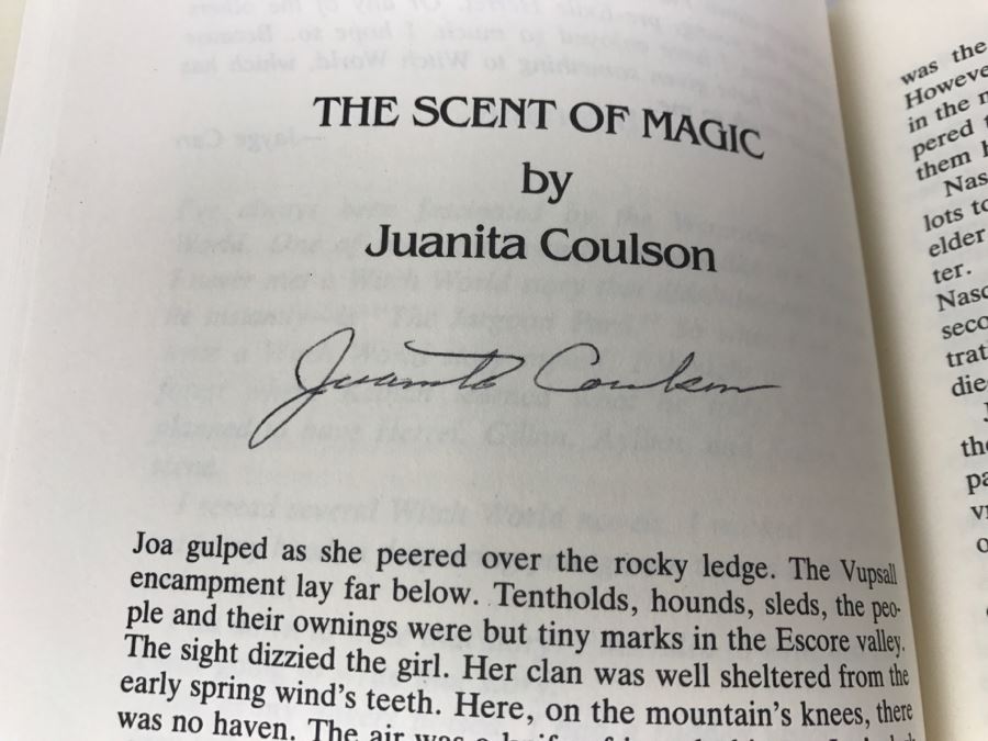 Signed First Edition 1990 Hardcover Book Tales Of The Witch World 3 Created By Andre Norton - Signed By Andre Norton, Juanita Coulson, A.C. Crispin And Elisabeth Waters [Photo 9]