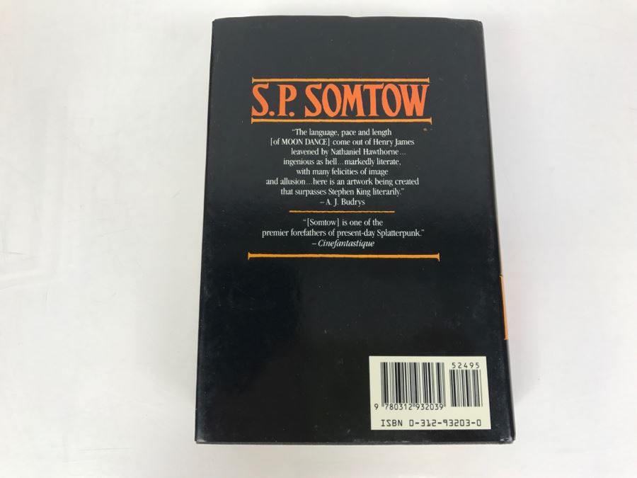 Signed First Edition 1989 Hardcover Book Moon Dance By Somtow Sucharitkul [Photo 4]