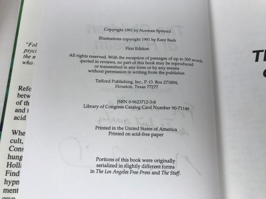 Signed First Edition 1991 Hardcover Book The Children Of Hamelin By Norman Spinrad [Photo 8]