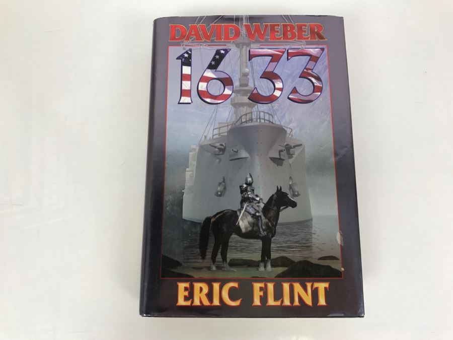 Signed First Printing 2002 Hardcover Book 1633 By David Weber And Eric Flint (Signed By David Weber) [Photo 2]