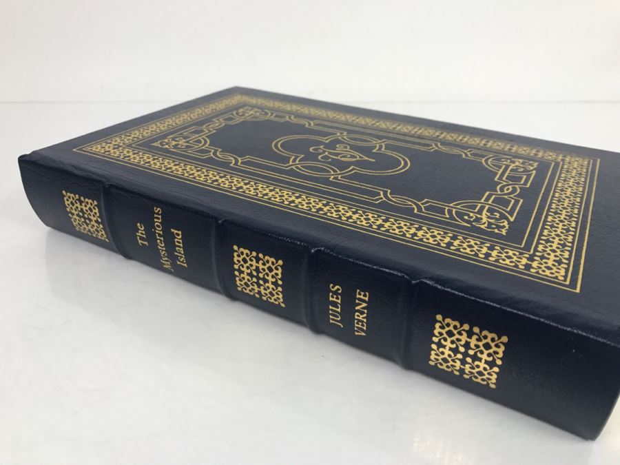 Easton Press Hardcover Book The Mysterious Island By Jules Verne [Photo 3]