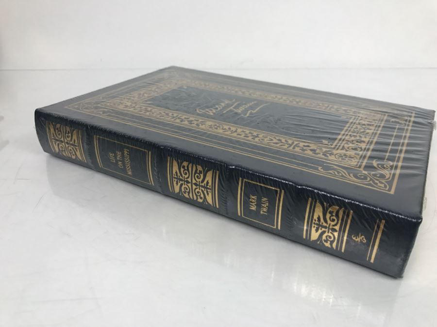 Sealed Easton Press Hardcover Book Life On The Mississippi By Mark Twain [Photo 2]