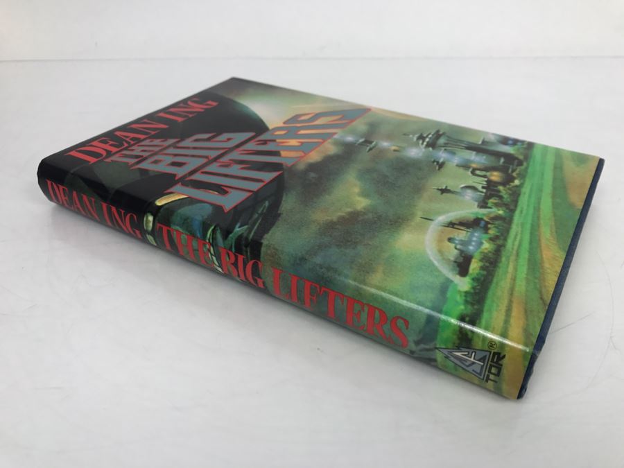Signed First Printing 1988 Hardcover Book The Big Lifters By Dean Ing [Photo 3]