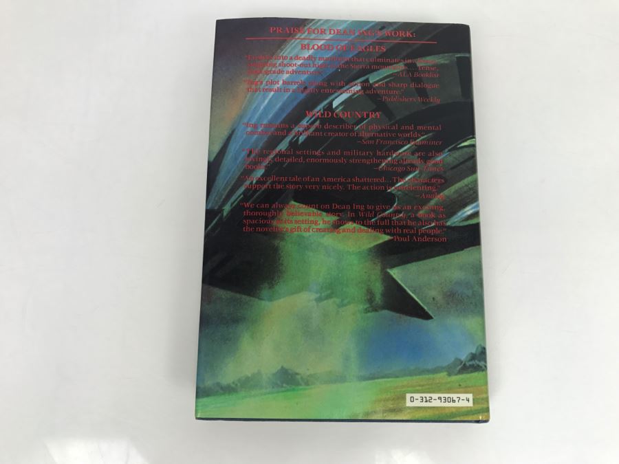 Signed First Printing 1988 Hardcover Book The Big Lifters By Dean Ing [Photo 4]