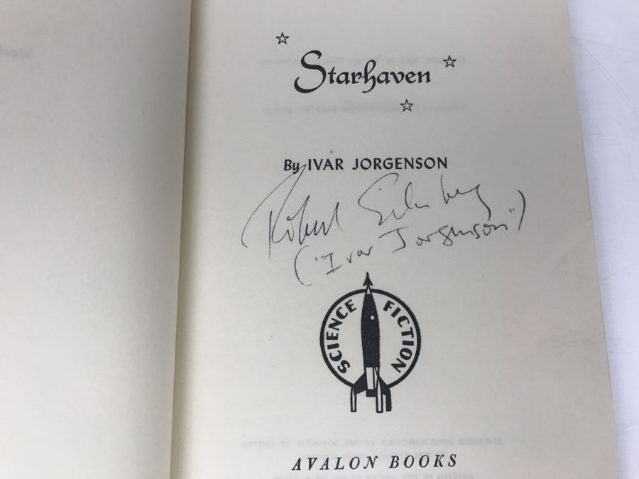 Signed Vintage 1958 Hardcover Book Starhaven By Ivar Jorgenson (Robert Silverberg) [Photo 6]