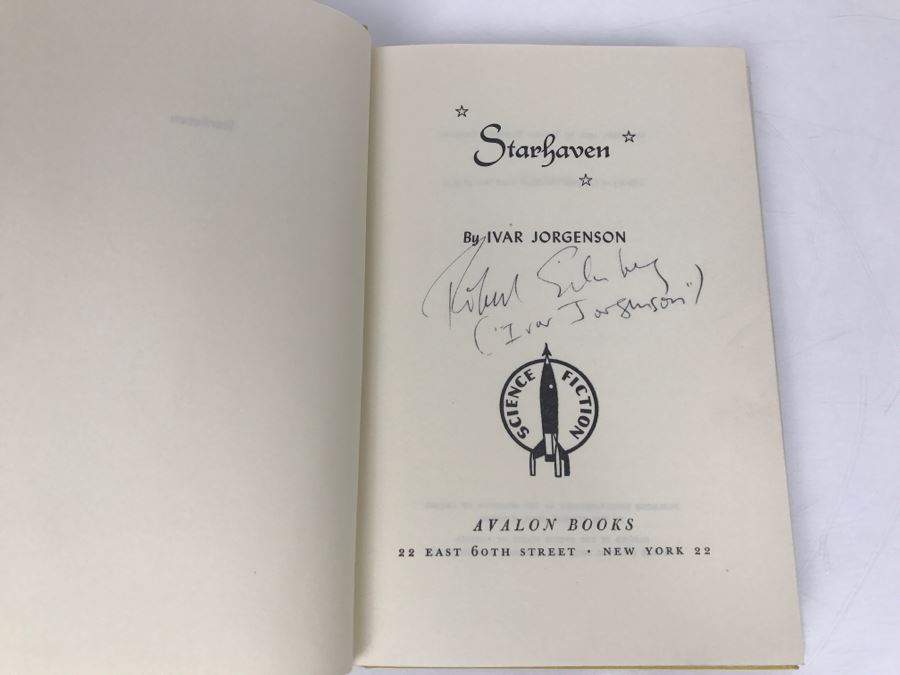 Signed Vintage 1958 Hardcover Book Starhaven By Ivar Jorgenson (Robert Silverberg) [Photo 5]