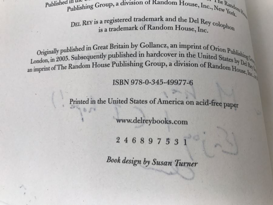 Signed 2007 Paperback Book Woken Furies By Richard K. Morgan [Photo 11]