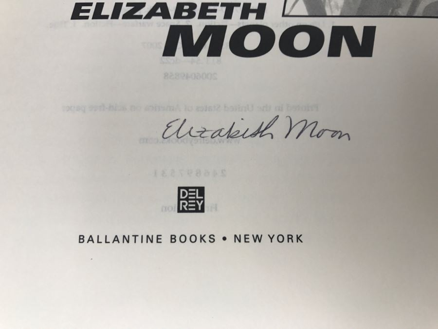 Signed First Edition 2007 Hardcover Book Command Decision By Elizabeth Moon [Photo 6]