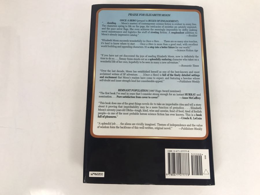 Signed First Printing 1998 Hardcover Book Rules Of Engagement By Elizabeth Moon [Photo 4]