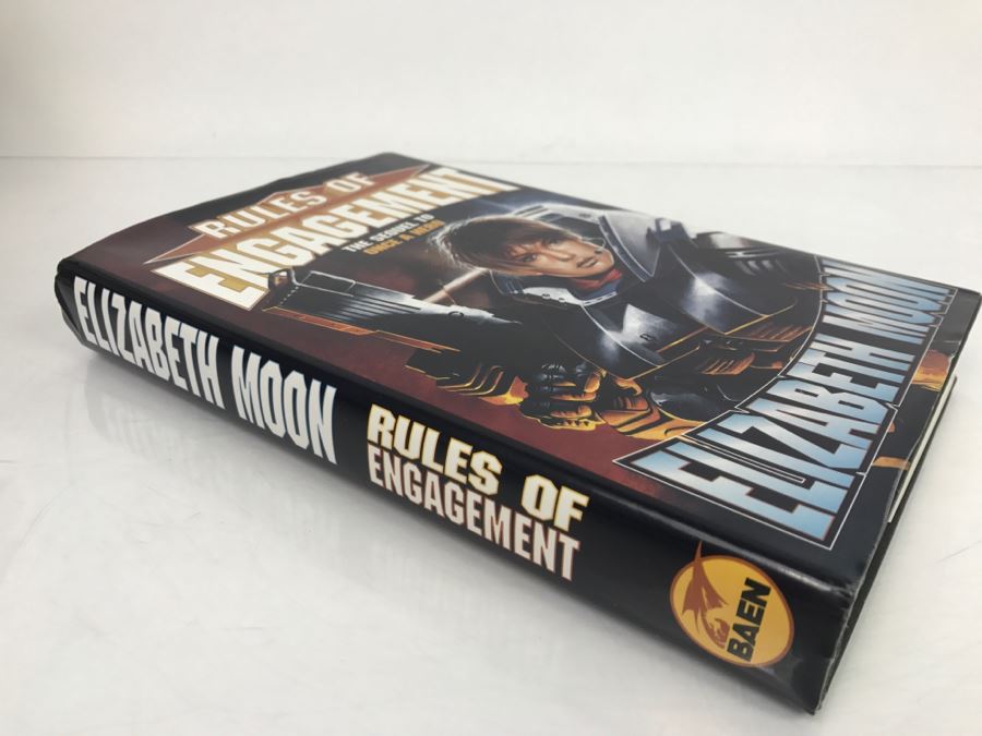 Signed First Printing 1998 Hardcover Book Rules Of Engagement By Elizabeth Moon [Photo 3]