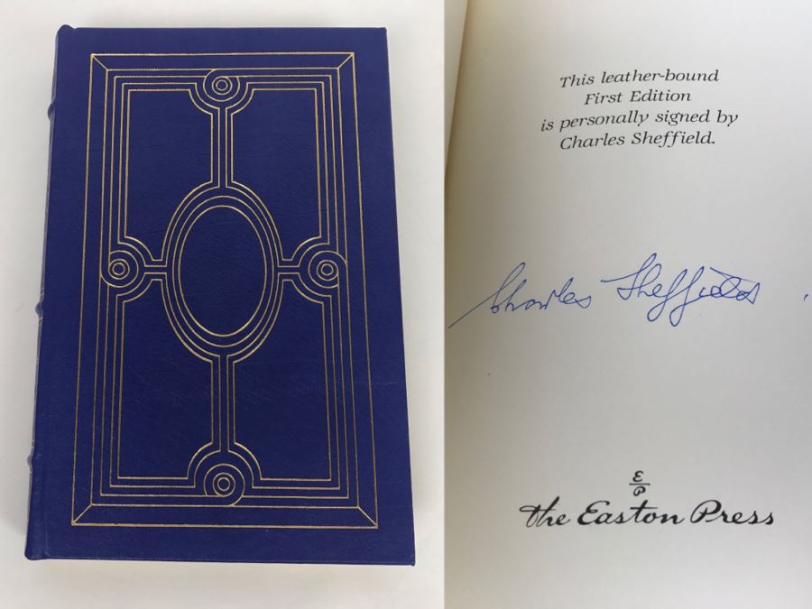 Signed First Edition Easton Press Hardcover Book Brother To Dragons By Charles Sheffield [Photo 1]