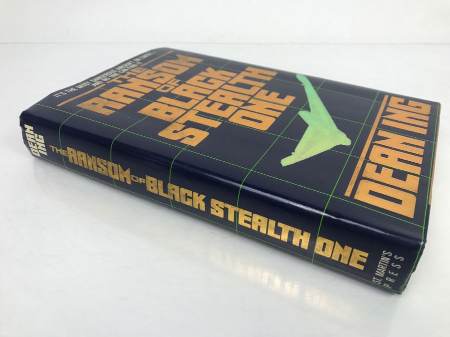Signed First Edition 1989 Hardcover Book The Ransom Of Black Stealth One By Dean Ing [Photo 3]