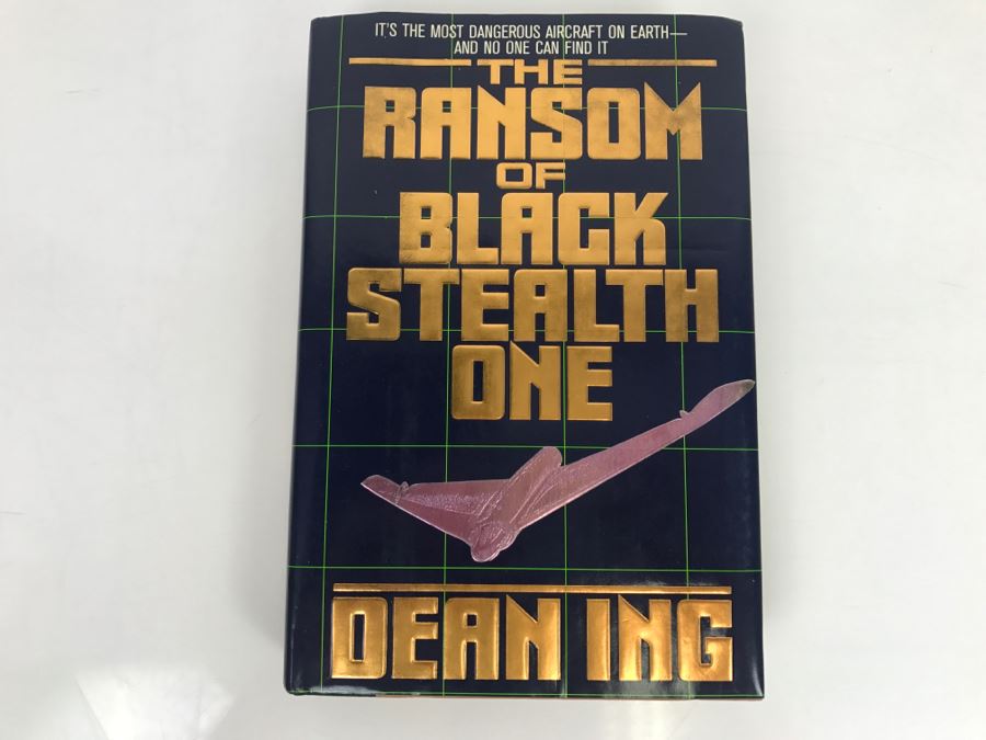 Signed First Edition 1989 Hardcover Book The Ransom Of Black Stealth One By Dean Ing [Photo 2]