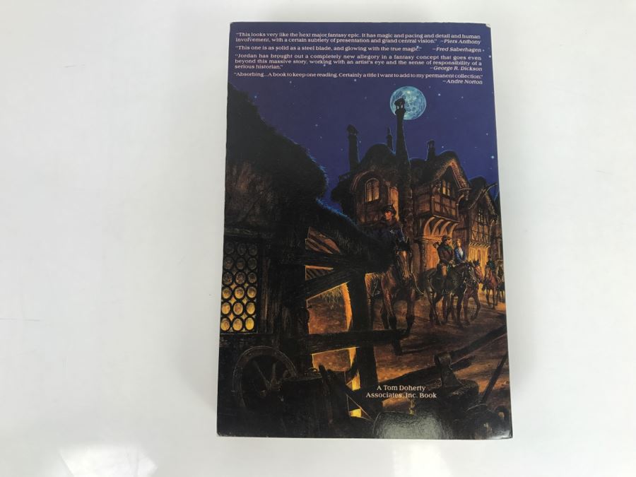 Signed First Edition 1990 Hardcover Book The Eye Of The World By Robert Jordan [Photo 4]