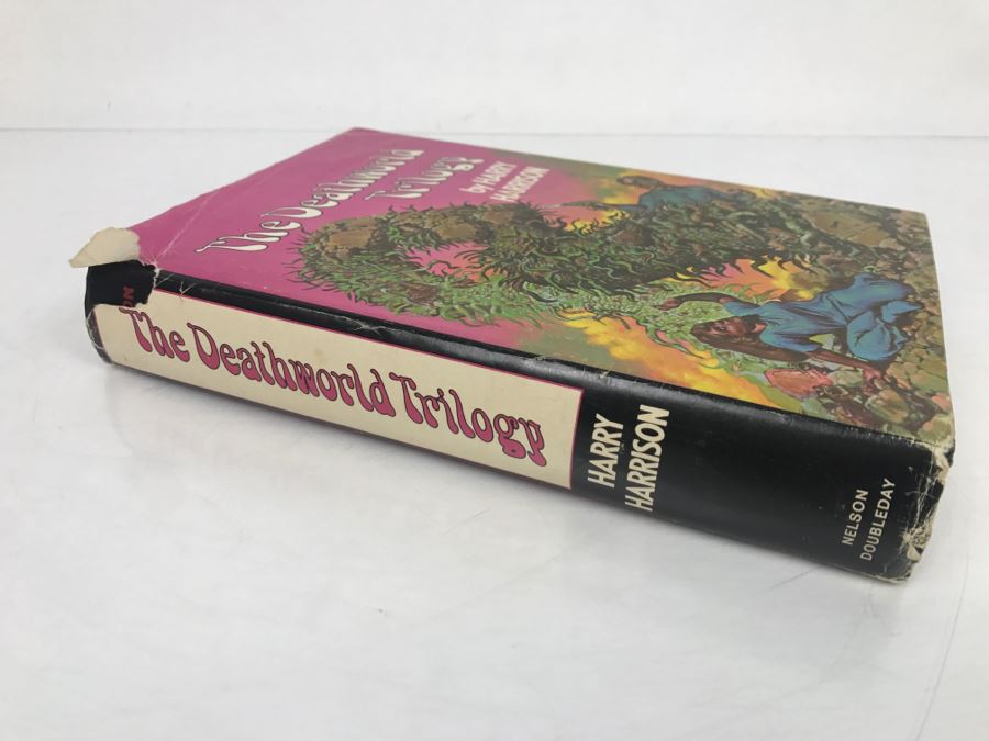 Signed Hardcover Book The Deathworld Trilogy By Harry Harrison [Photo 3]