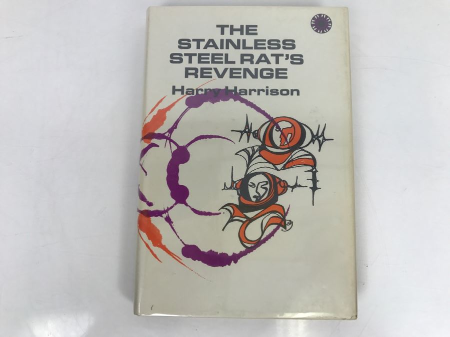 Signed 1970 Hardcover Book The Stainless Steel Rat's Revenge By Harry Harrison [Photo 2]