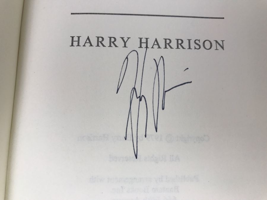 Signed 1979 Hardcover Book The Stainless Steel Rat Wants You By Harry Harrison [Photo 7]